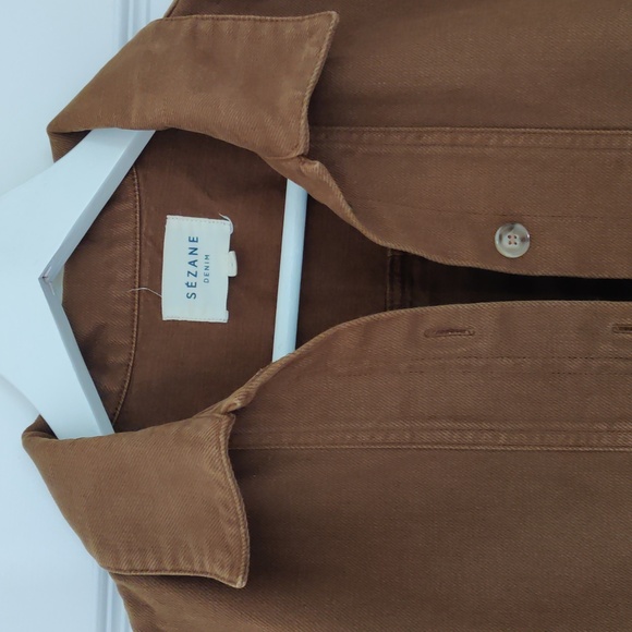Sezane Will jacket in Khaki, Small - Picture 9 of 11